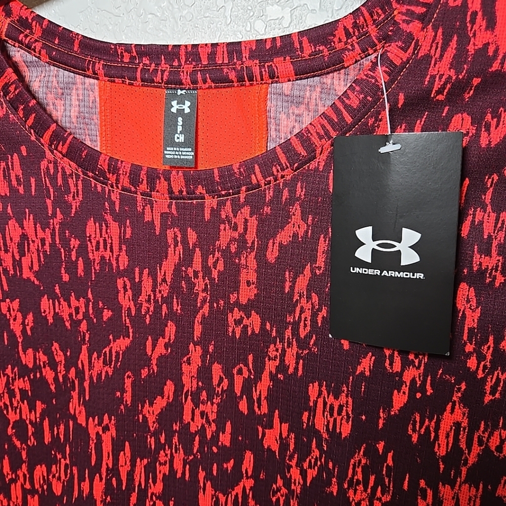 Under Armour Launch Speed Stripe Printed Short Sleeve Running - Picture 5 of 8